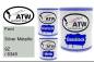Preview: Ford, Silver Metallic, 9Z / 6349: 1L Lackdose + 1L Klarlack + 500ml Härter - Set, von ATW Autoteile West.
